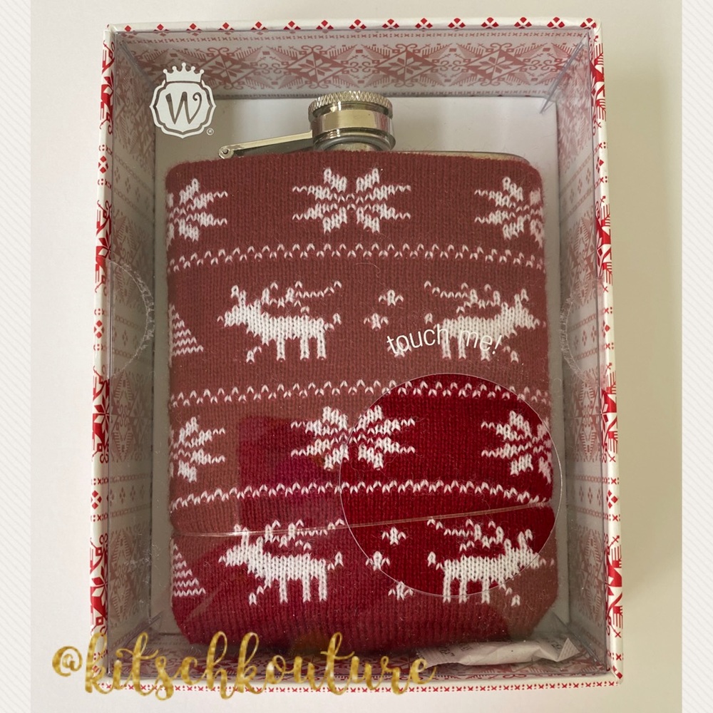 SALE!! Wild Eye Designs Reindeer Flask